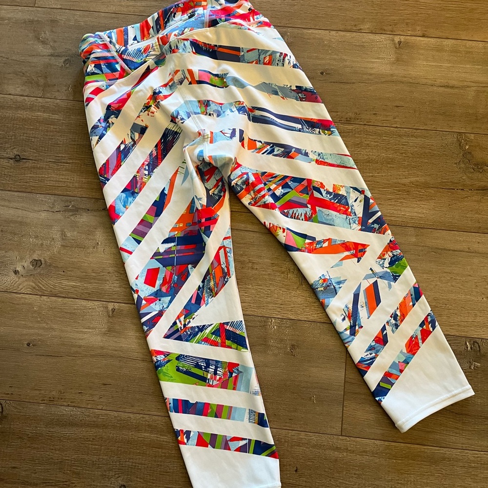Athleta Striped leggings size S